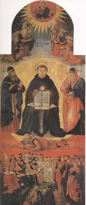 Benozzo Gozzoli The Triumph of st Thomas Aquinas (mk05) Norge oil painting art